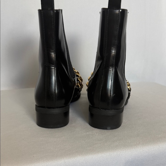 Anthropologie Jeffrey Campbell Emrys Ankle Boots Size 9 Black Chelsea MSRP $250 - Picture 5 of 12